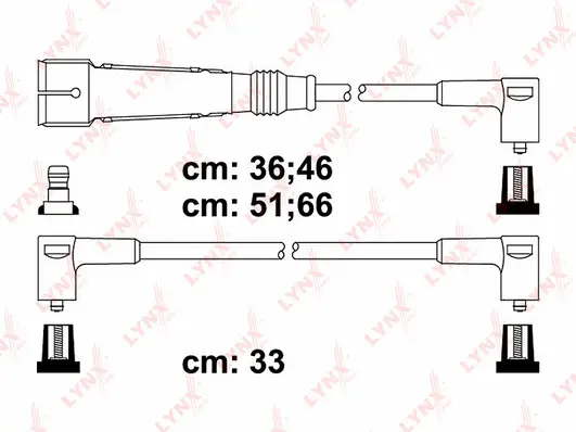 Kit de câbles d'allumage LYNXAUTO SPC8027