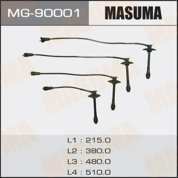 Kit de câbles d'allumage MASUMA MG-90001