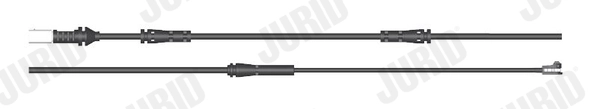 Contact d'avertissement, usure des plaquettes de frein JURID FWI411