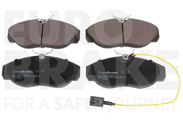Kit de plaquettes de frein, frein à disque EUROBRAKE 5502222370