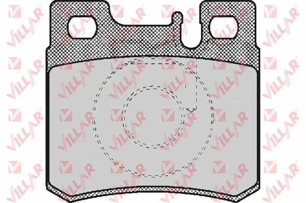 Kit de plaquettes de frein, frein à disque VILLAR 626.0428