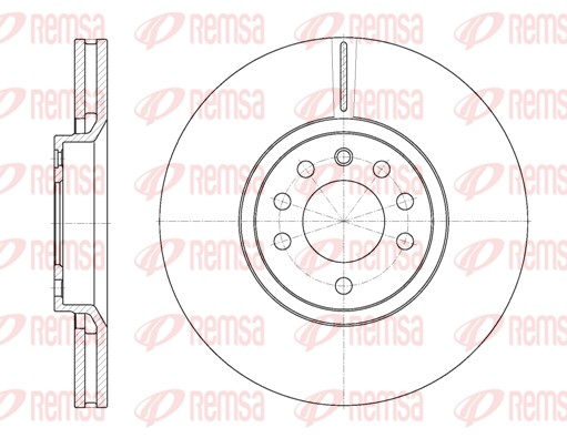 Disque de frein REMSA 6944.10
