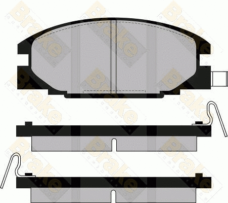 Kit de plaquettes de frein, frein à disque Brake ENGINEERING PA549