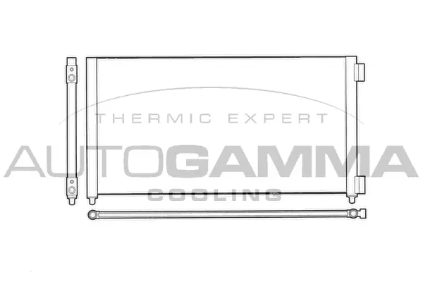 Condenseur, climatisation AUTOGAMMA 103254