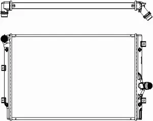 Radiateur, refroidissement du moteur SAKURA Automotive 3061-1006