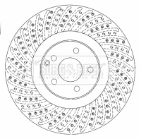 Disque de frein BORG & BECK BBD5779S
