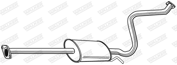 Silencieux central WALKER 23043