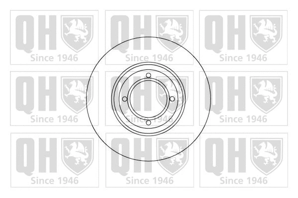 Disque de frein QUINTON HAZELL BDC3284