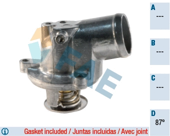 Thermostat, liquide de refroidissement FAE 5345187