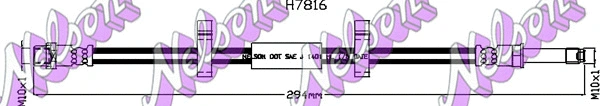 Flexible de frein KAWE H7816