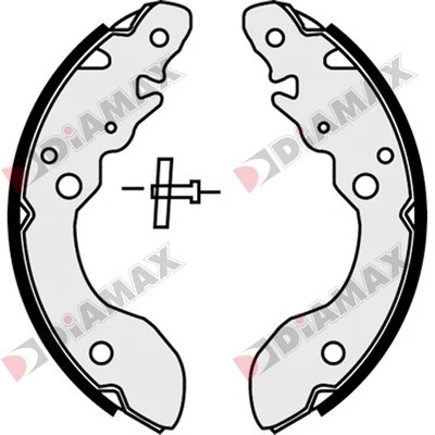 Jeu de mâchoires de frein DIAMAX N01285