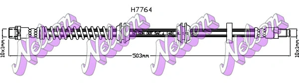 Flexible de frein KAWE H7764