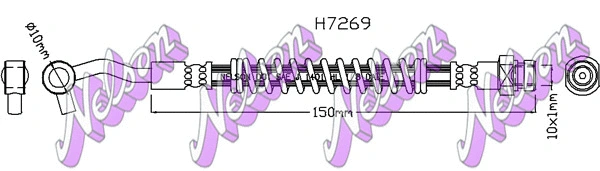 Flexible de frein KAWE H7269