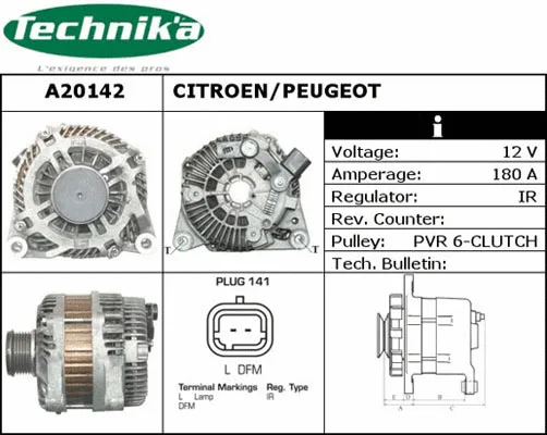 Alternateur Technika A20142