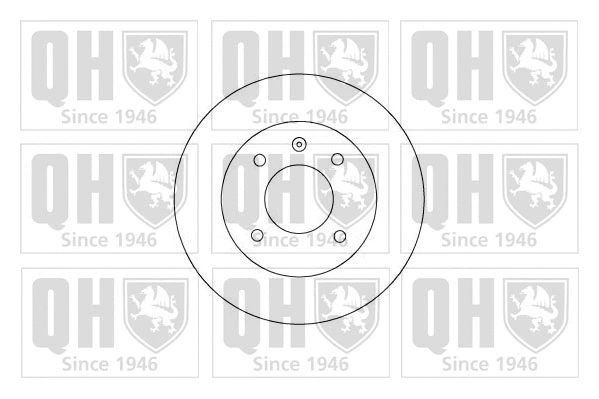 Disque de frein QUINTON HAZELL BDC1002