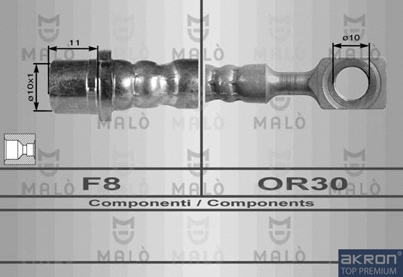 Flexible de frein AKRON-MALÒ 8936