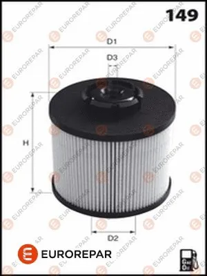 Filtre à carburant EUROREPAR 1643630780
