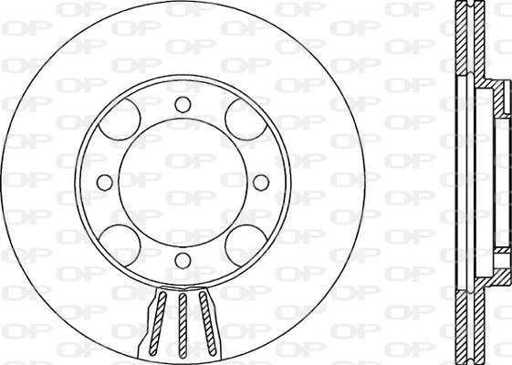 Disque de frein OPEN PARTS BDR1869.20