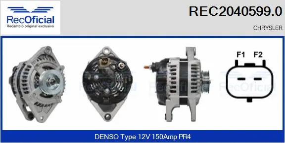Alternateur RECOFICIAL REC2040599.0