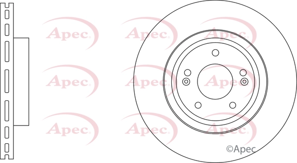 Disque de frein APEC DSK3471