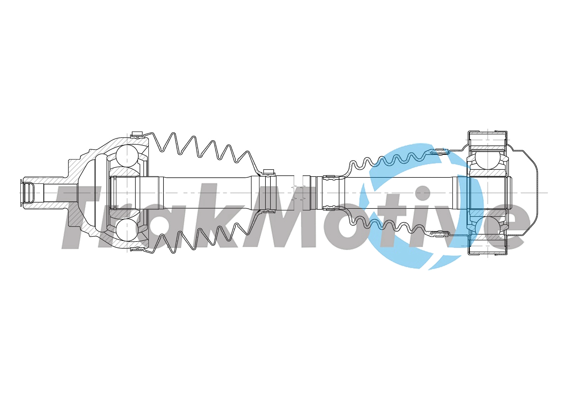 Arbre de transmission TrakMotive 30-2054