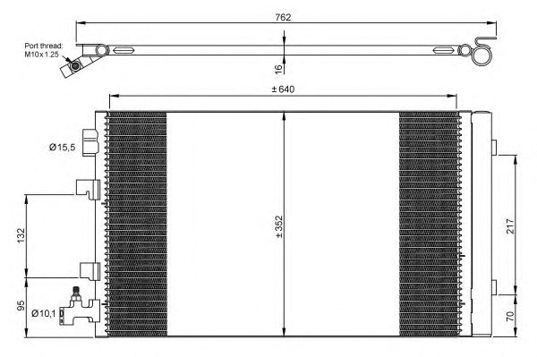 Condenseur, climatisation MTR 12133760