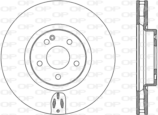 Disque de frein OPEN PARTS BDA2779.20