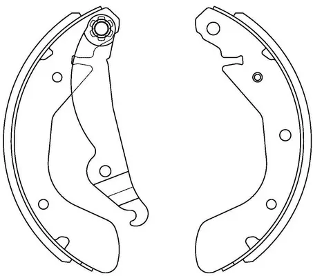 Jeu de mâchoires de frein SB BS34533