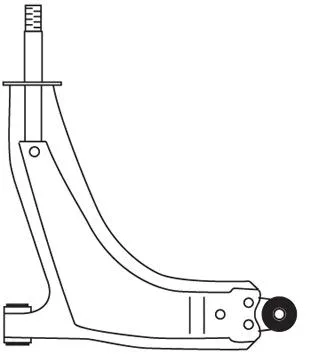 Bras de liaison, suspension de roue FRAP F3257