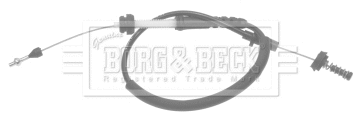 Câble d'accélération BORG & BECK BKA1109
