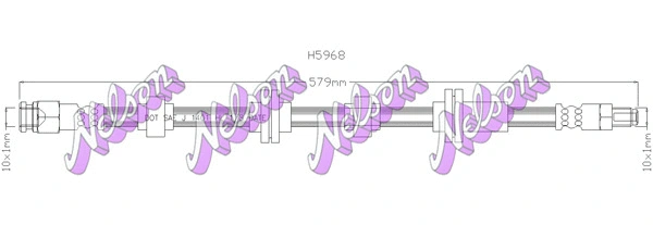 Flexible de frein KAWE H5968