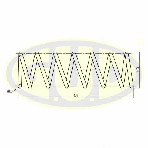 Ressort de suspension G.U.D. GCS255438
