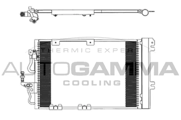 Condenseur, climatisation AUTOGAMMA 103829