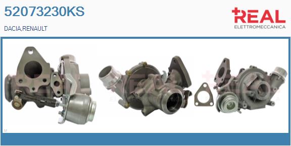 Turbocompresseur, suralimentation REAL 52073230KS