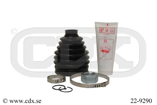 Jeu de joints-soufflets, arbre de commande CDX 22-9290