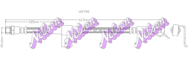 Flexible de frein KAWE H5795
