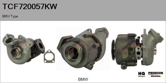 Turbocompresseur, suralimentation FLAMAR TCF720057KW