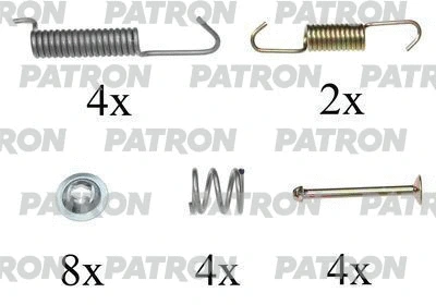 Kit d'accessoires, mâchoires de frein de stationnement PATRON PSRK0105