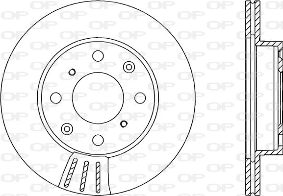 Disque de frein OPEN PARTS BDR1203.20