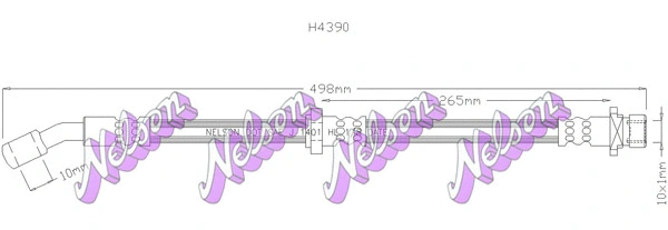 Flexible de frein BROVEX-NELSON H4390