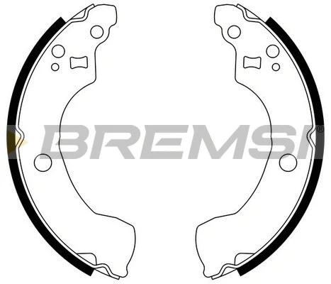 Jeu de mâchoires de frein BREMSI GF0867