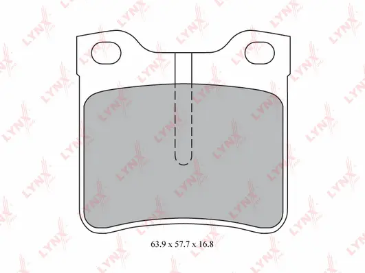 Kit de plaquettes de frein, frein à disque LYNXAUTO BD-5346