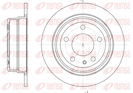 Disque de frein REMSA 6308.00
