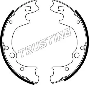 Jeu de mâchoires de frein TRUSTING 046.209