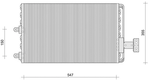 Condenseur, climatisation AUTOCLIMA 30311025CP