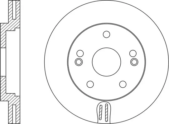Disque de frein FIT FR0653V