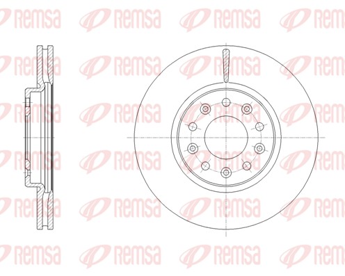 Disque de frein REMSA 61817.10