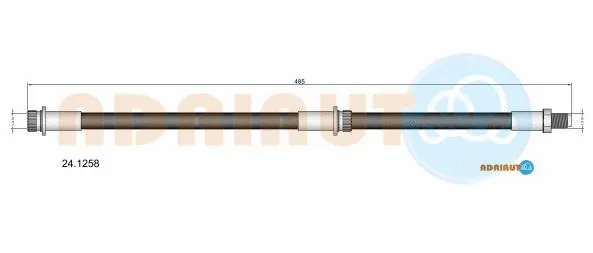 Flexible de frein ADRIAUTO 24.1258