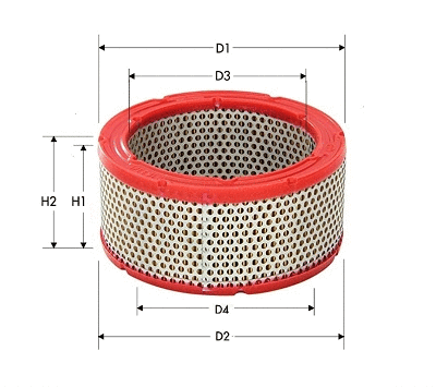 Filtre à air TECNECO FILTERS AR2263