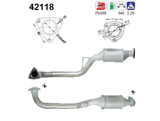 Catalyseur AS 42118
